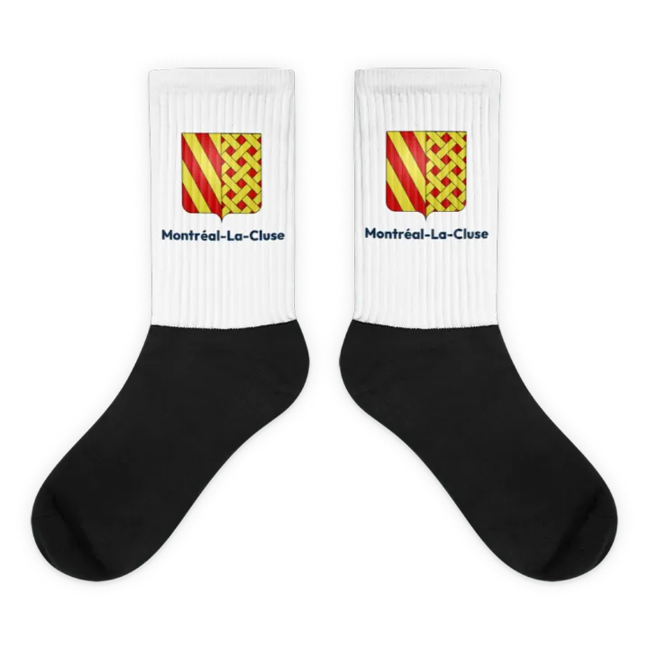 Chaussettes — blason de Montréal-la-Cluse