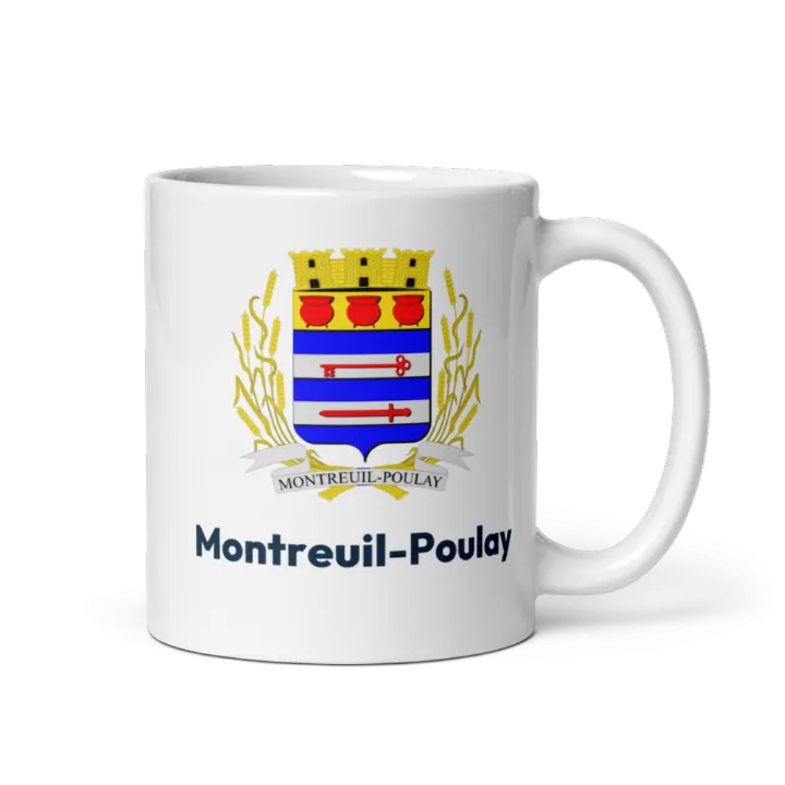 Mug blason de Montreuil-Poulay