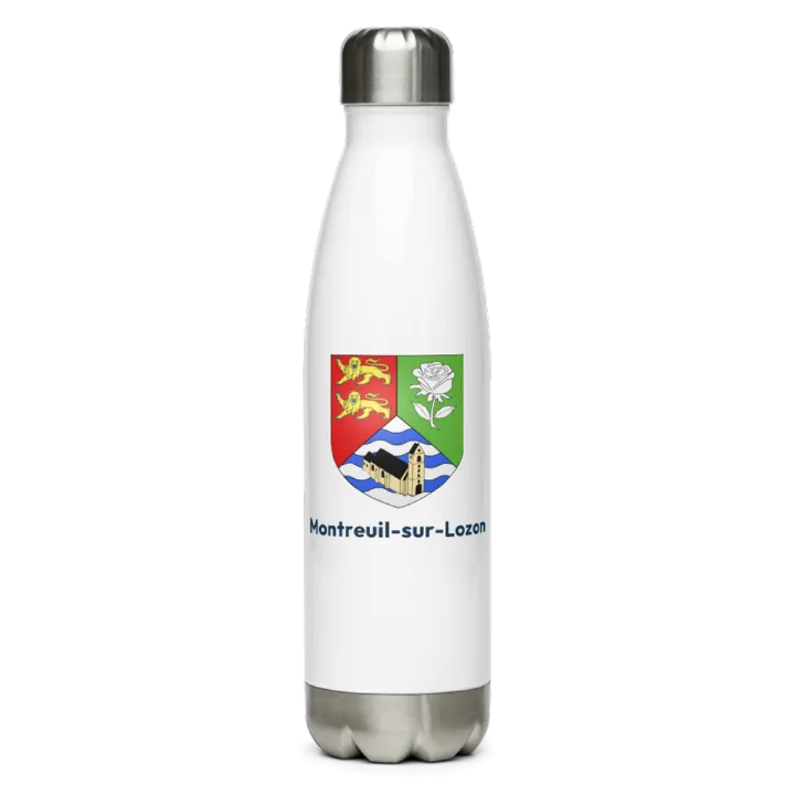 Gourde inox blason de Montreuil-sur-Lozon