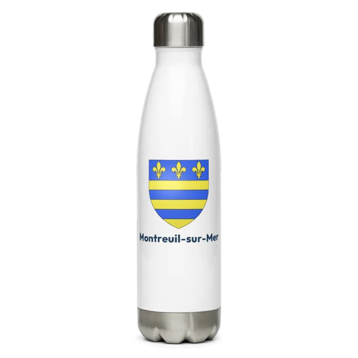 Gourde inox blason de Montreuil-sur-Mer