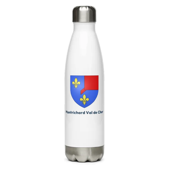 Gourde inox blason de Montrichard Val de Cher