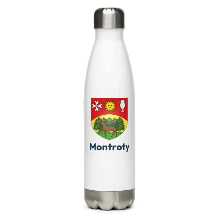 Gourde inox blason de Montroty
