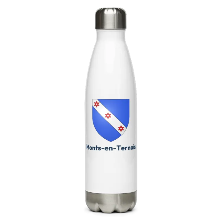 Gourde inox blason de Monts-en-Ternois