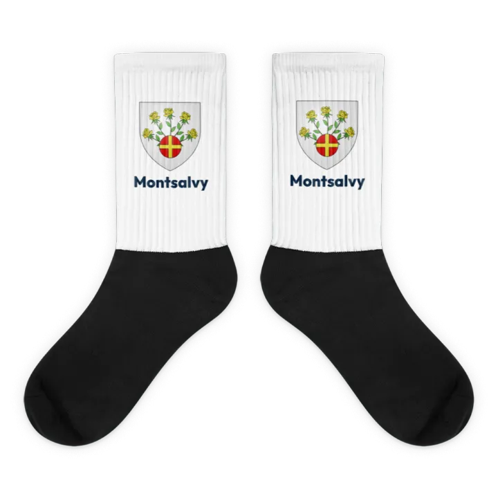 Chaussettes — blason de Montsalvy