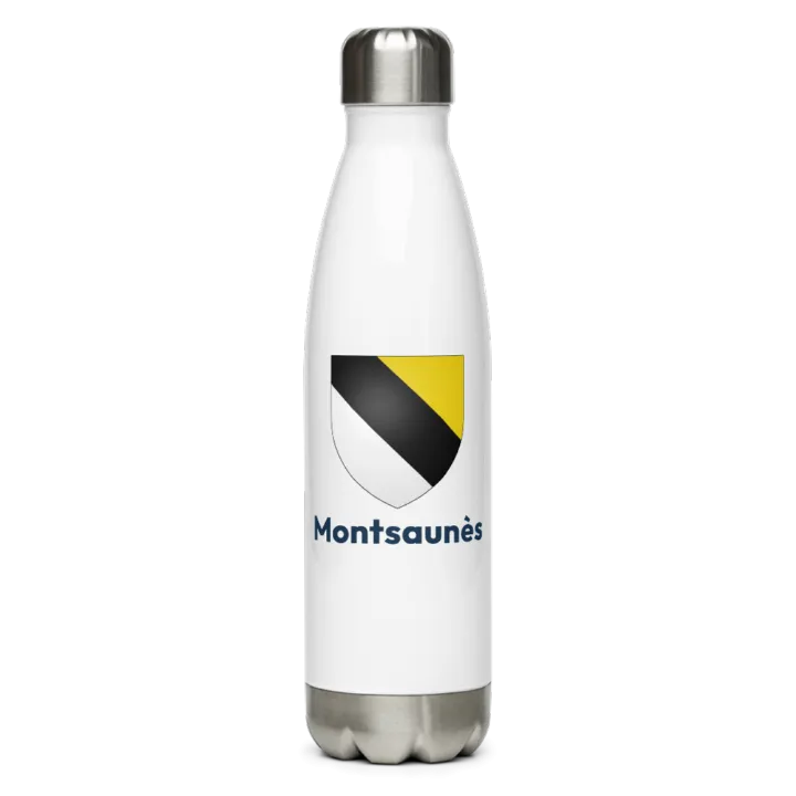 Gourde inox — blason de Montsaunès