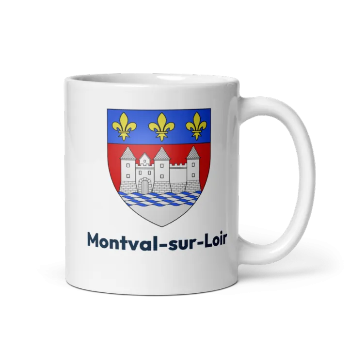 Mug blason de Montval-sur-Loir