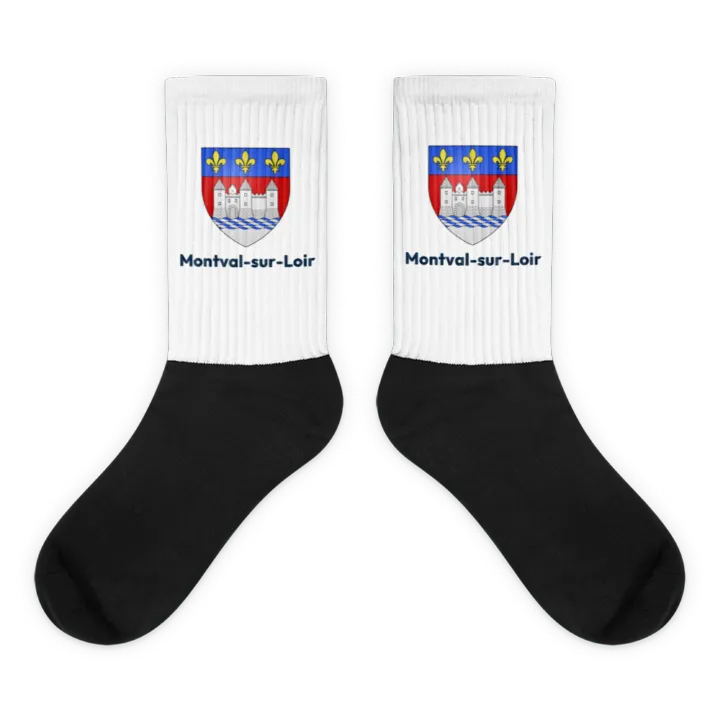 Chaussettes — blason de Montval-sur-Loir