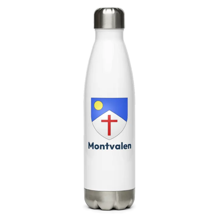 Gourde inox blason de Montvalen