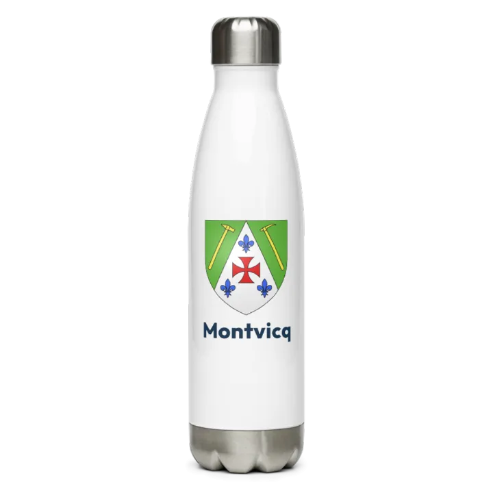Gourde inox blason de Montvicq