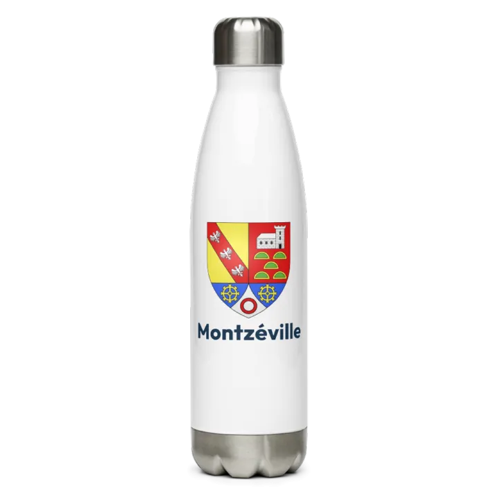 Gourde inox blason de Montzéville