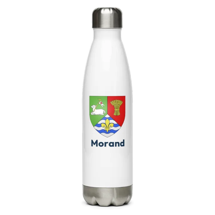 Gourde inox — blason de Morand