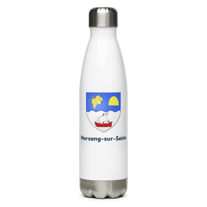 Gourde inox blason de Morsang-sur-Seine
