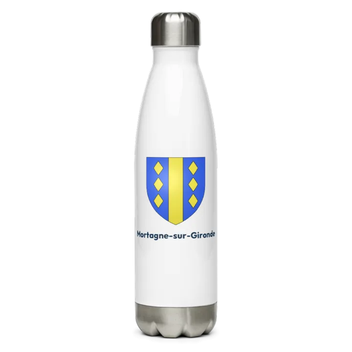 Gourde inox blason de Mortagne-sur-Gironde