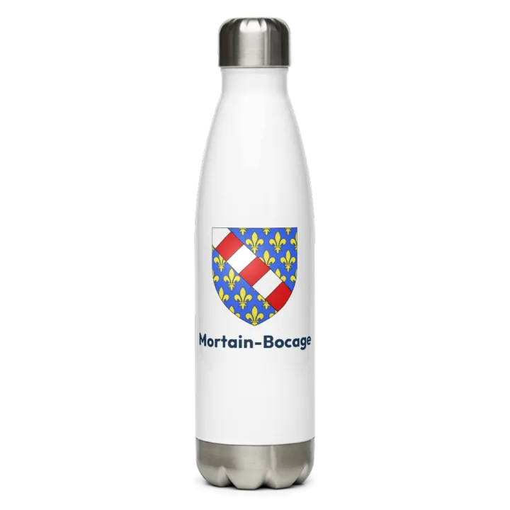 Gourde inox blason de Mortain-Bocage