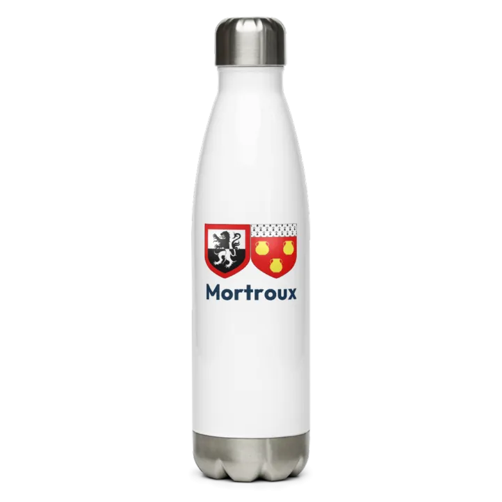Gourde inox blason de Mortroux