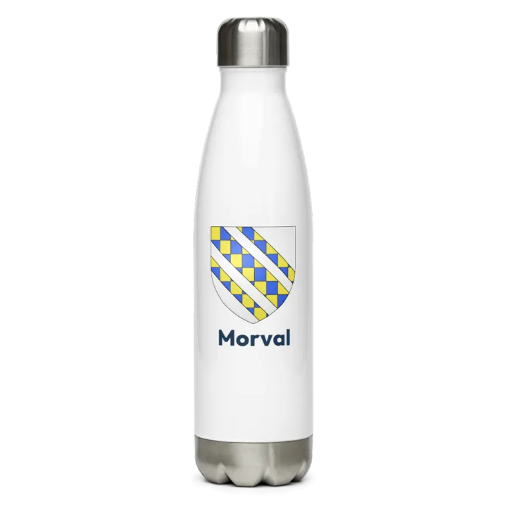 Gourde inox blason de Morval