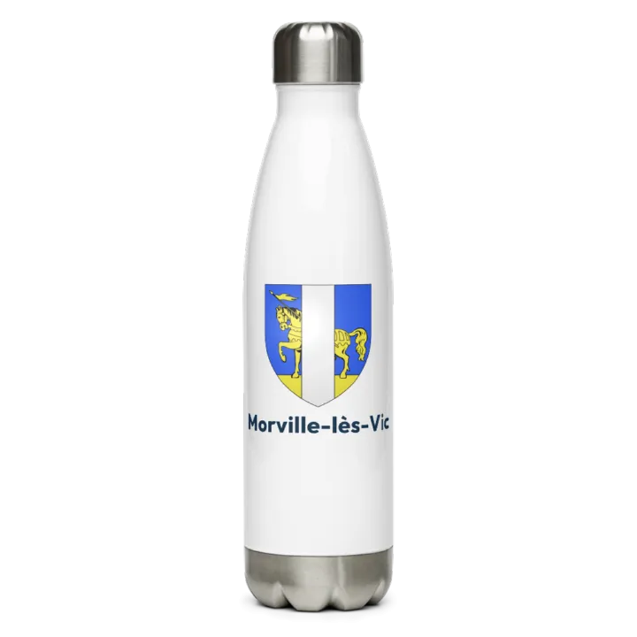 Gourde inox blason de Morville-lès-Vic