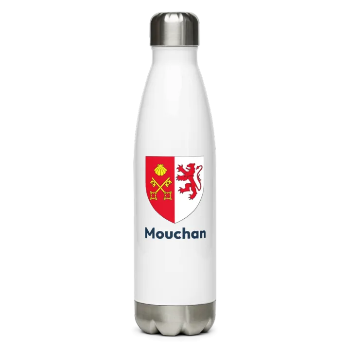 Gourde inox blason de Mouchan