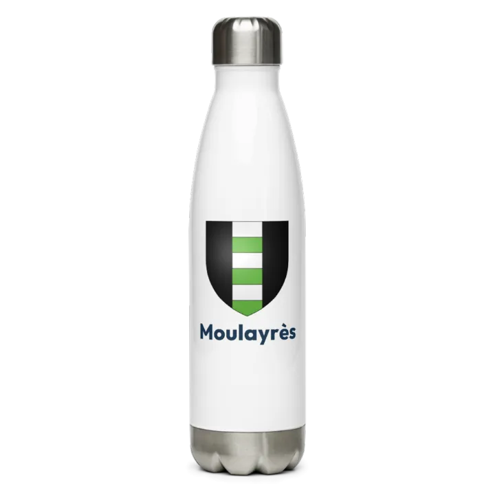 Gourde inox blason de Moulayrès