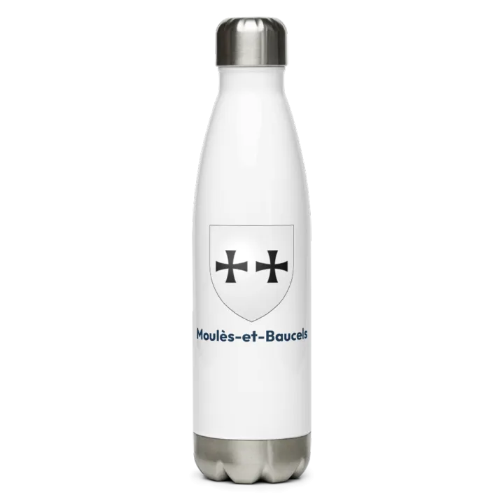 Gourde inox blason de Moulès-et-Baucels