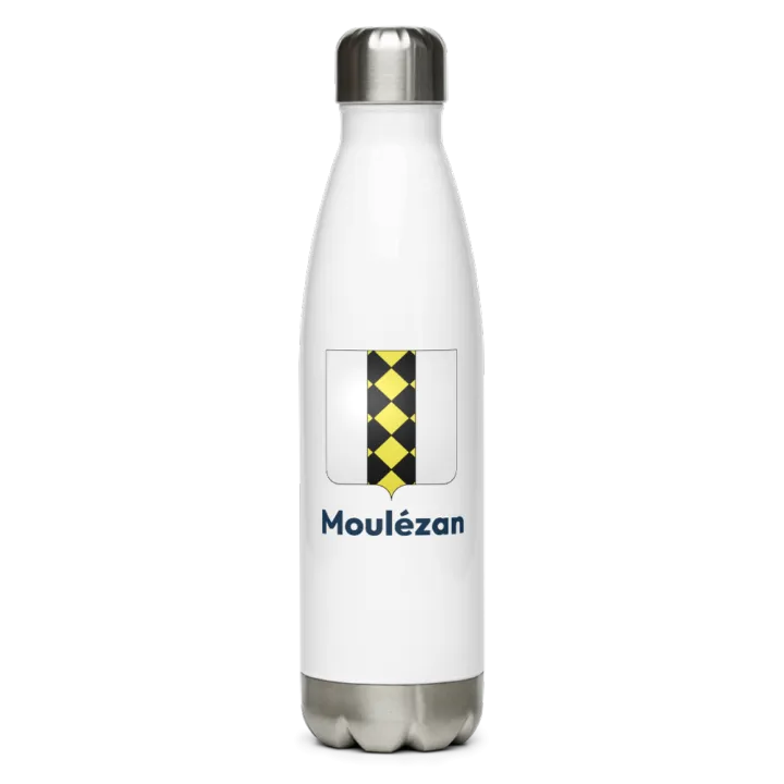Gourde inox blason de Moulézan