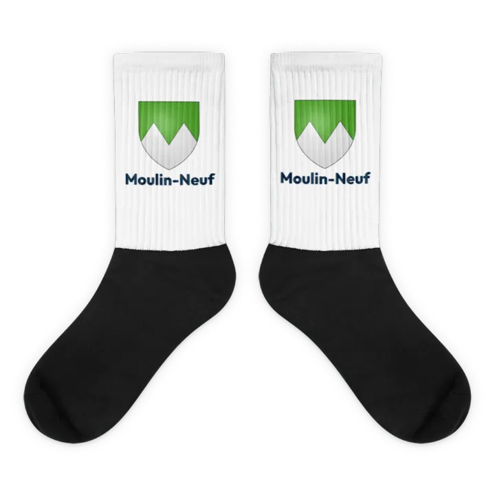 Chaussettes — blason de Moulin-Neuf