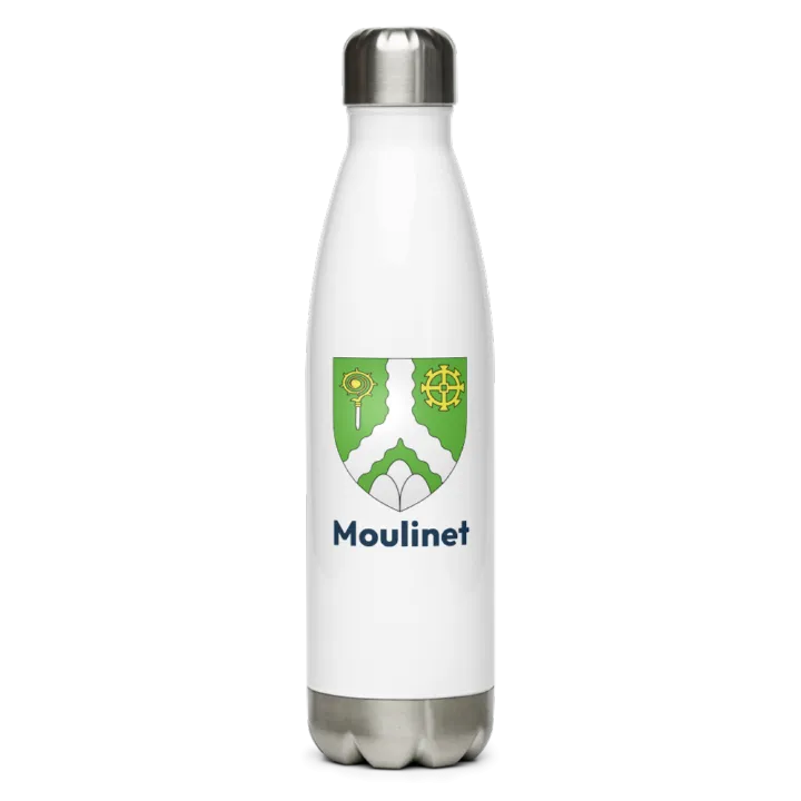 Gourde inox blason de Moulinet