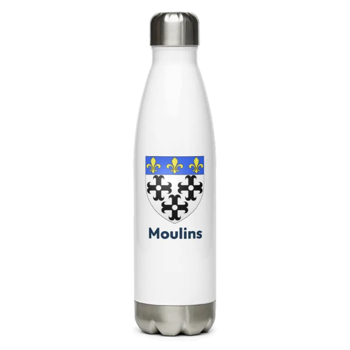Gourde inox blason de Moulins