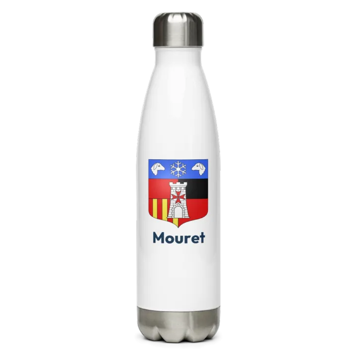 Gourde inox blason de Mouret
