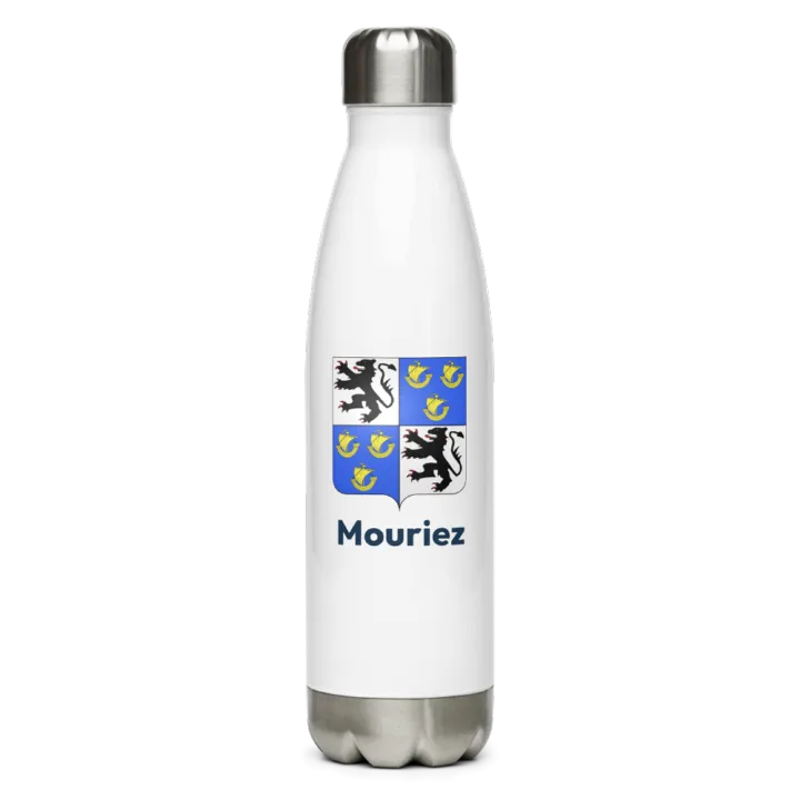 Gourde inox blason de Mouriez