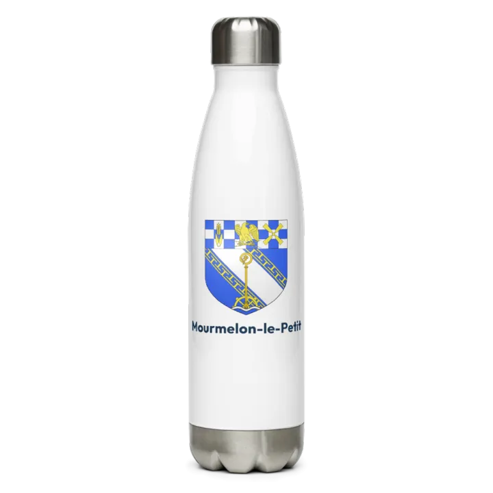 Gourde inox blason de Mourmelon-le-Petit