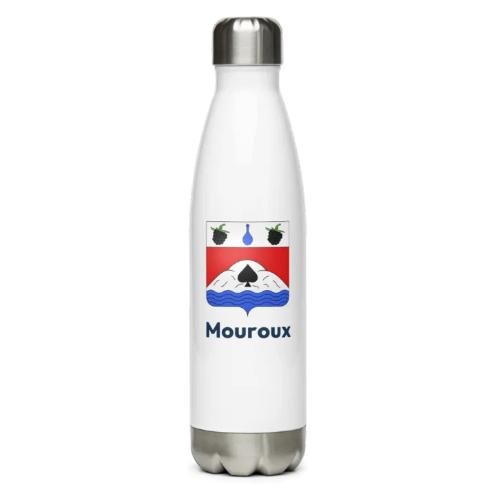 Gourde inox blason de Mouroux