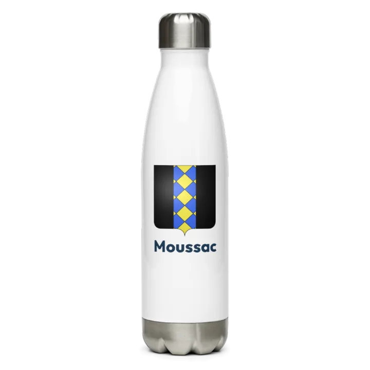 Gourde inox blason de Moussac