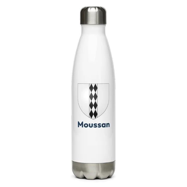 Gourde inox blason de Moussan
