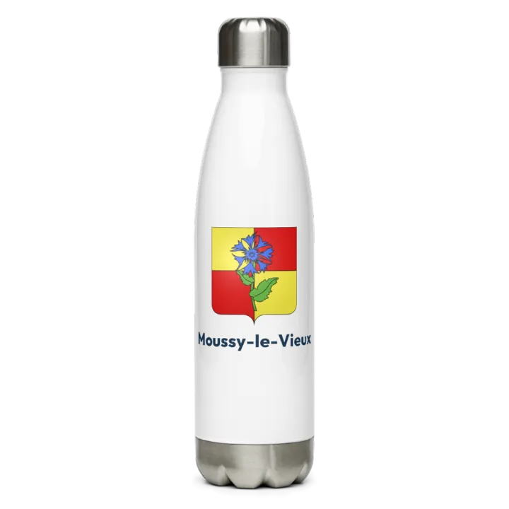 Gourde inox blason de Moussy-le-Vieux