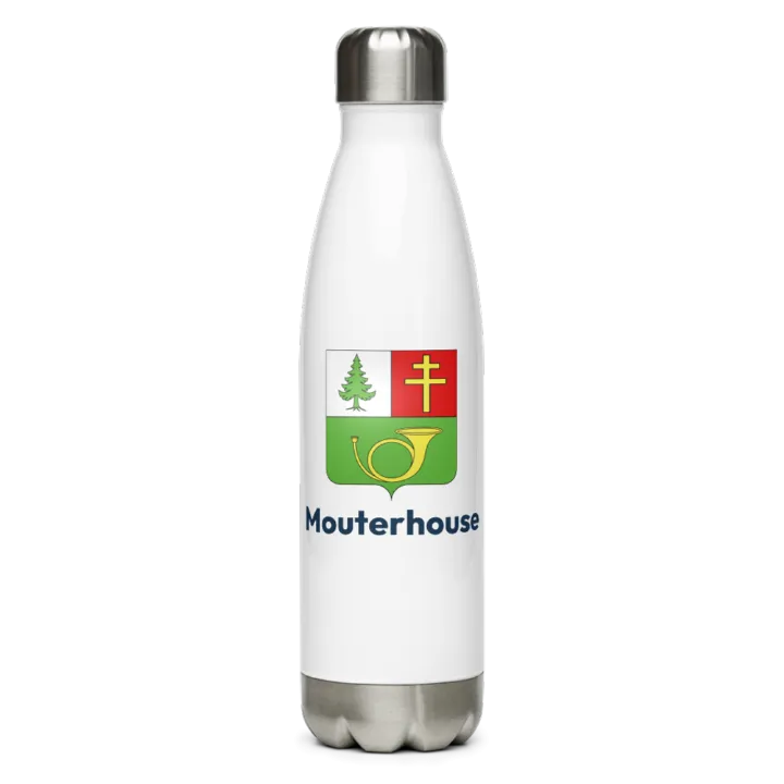 Gourde inox blason de Mouterhouse