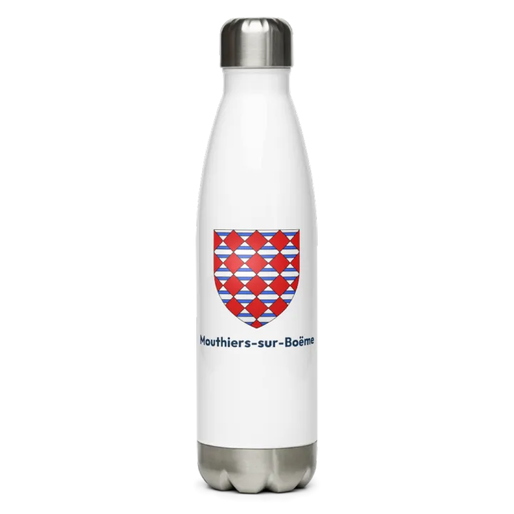 Gourde inox blason de Mouthiers-sur-Boëme