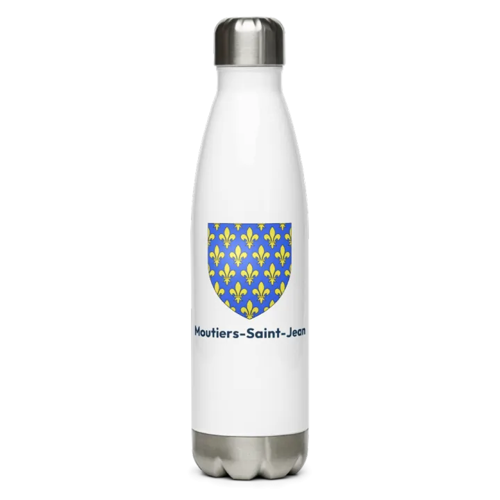 Gourde inox blason de Moutiers-Saint-Jean