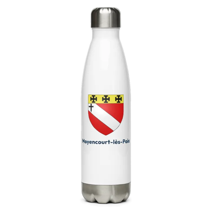 Gourde inox blason de Moyencourt-lès-Poix
