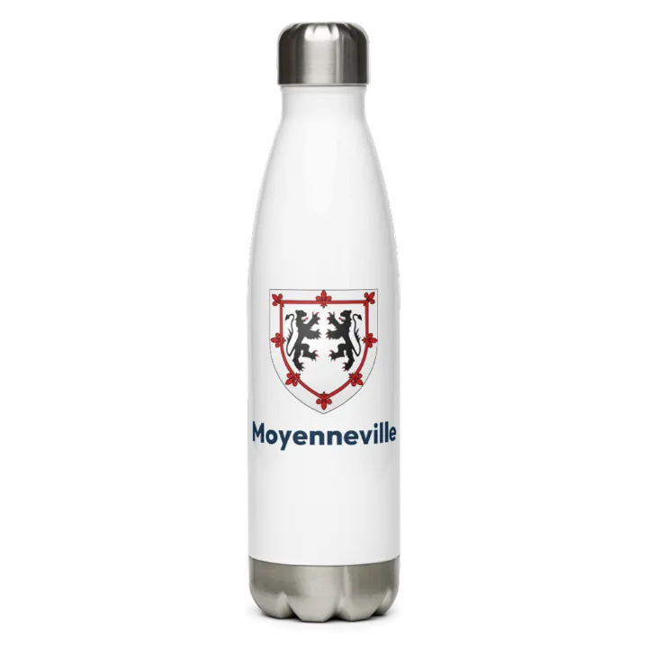 Gourde inox — blason de Moyenneville