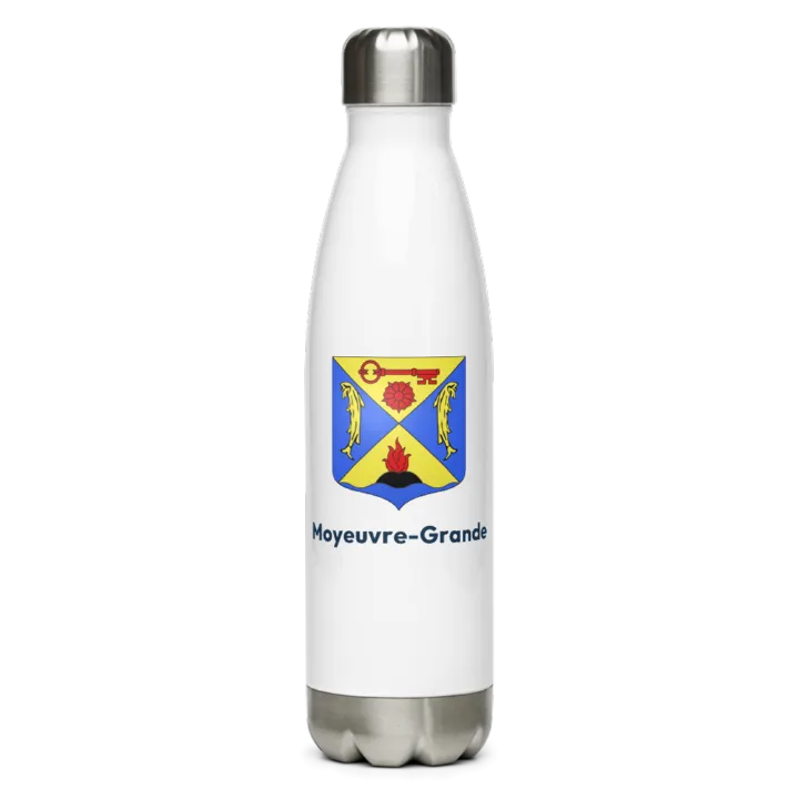 Gourde inox blason de Moyeuvre-Grande