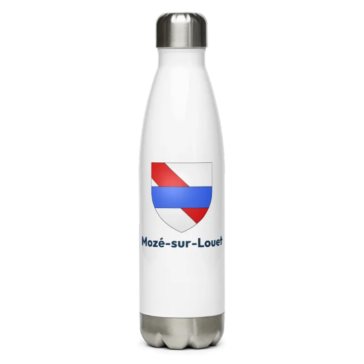 Gourde inox blason de Mozé-sur-Louet