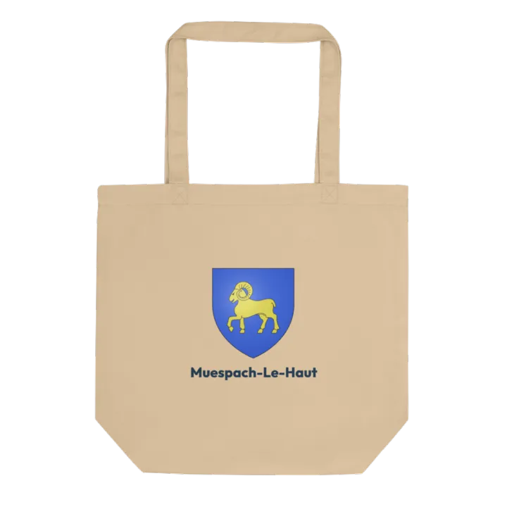 Tote bag coton bio — blason de Muespach-le-Haut