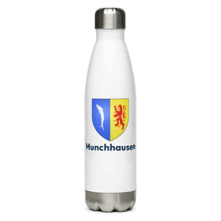 Gourde inox blason de Munchhausen