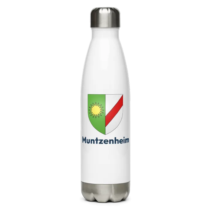 Gourde inox blason de Muntzenheim