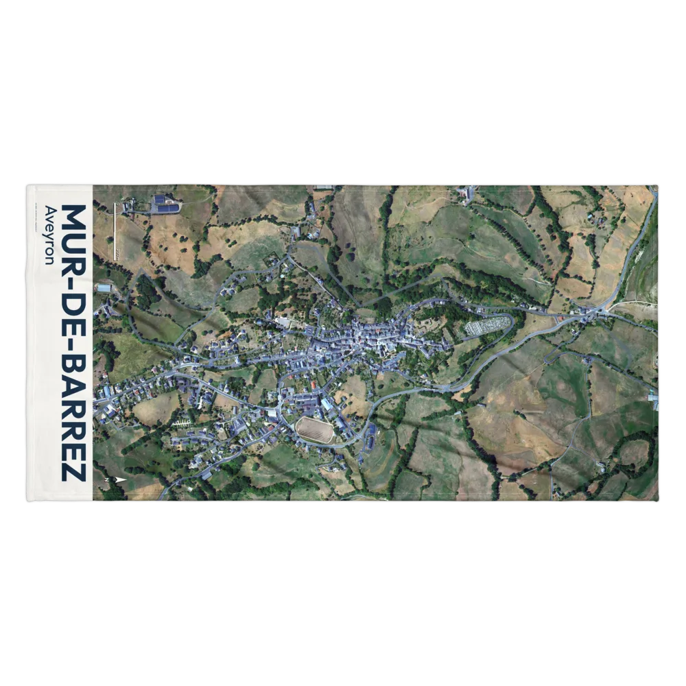 Serviette cartographique — carte de Mur-de-Barrez