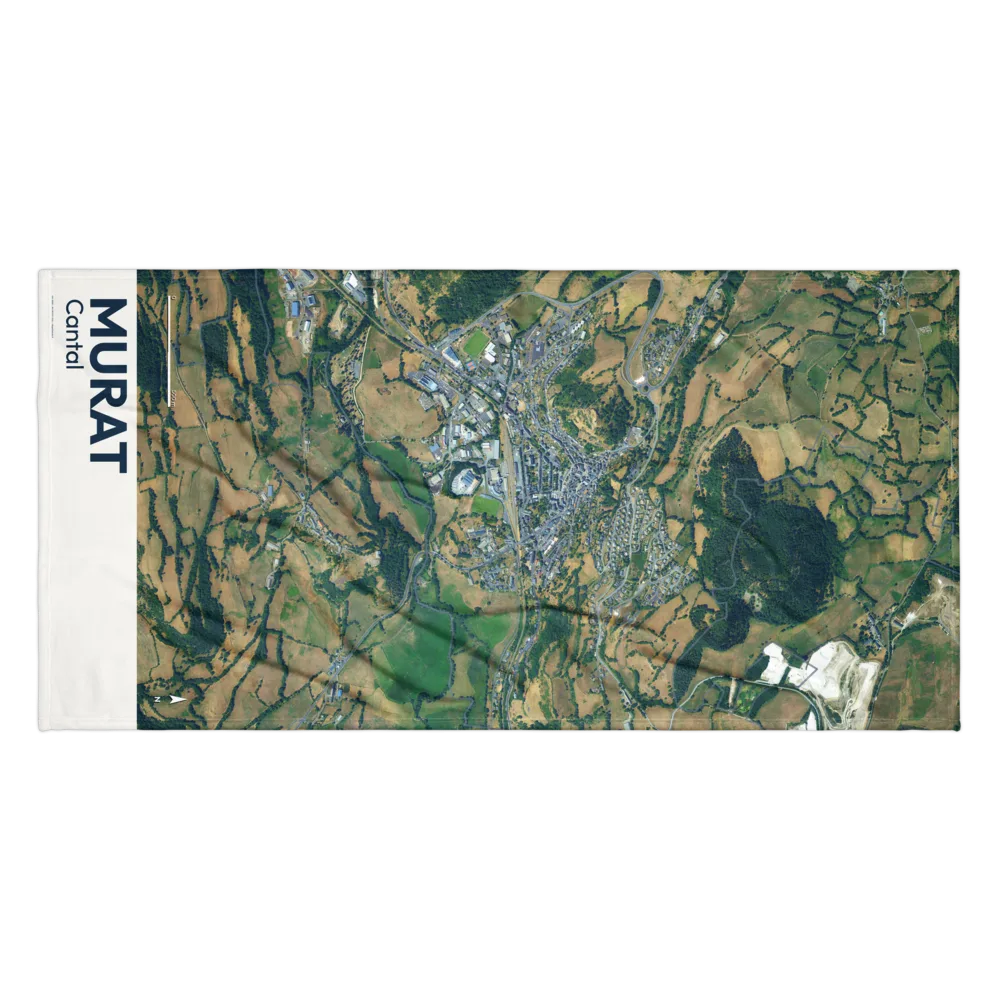 Serviette cartographique — carte de Murat