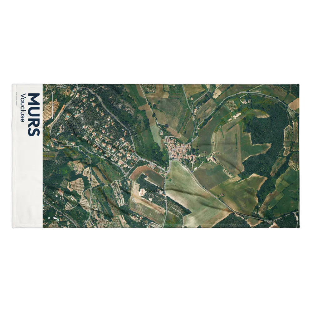 Serviette cartographique — carte de Murs