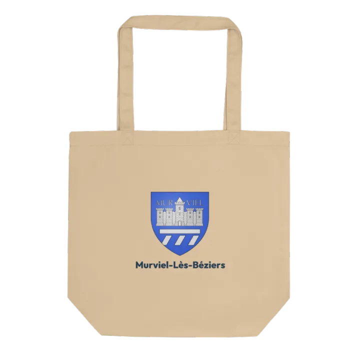 Tote bag coton bio — blason de Murviel-lès-Béziers