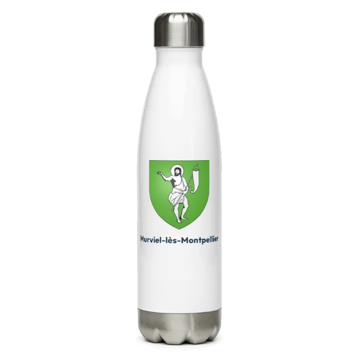 Gourde inox — blason de Murviel-lès-Montpellier